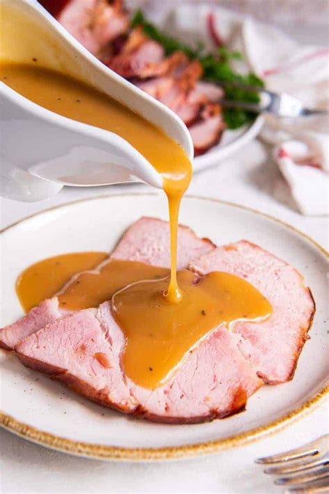 Ham & Sweet Pineapple Brown Sugar Gravy A Cork, Fork, & Passport