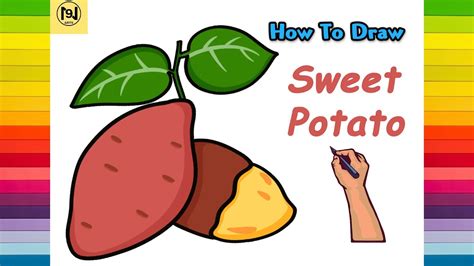 Sweet Potatoes Simple Drawing