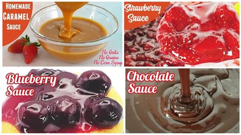 Sweet Sauces Examples