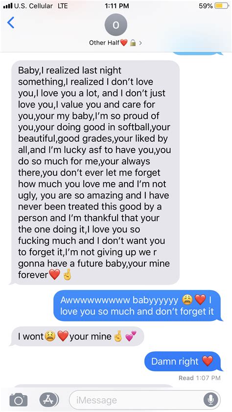 sweet text for boyfriend
