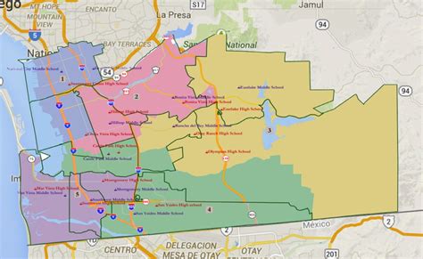 sweetwater unified school district map