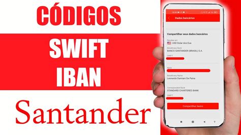 swift code and iban number santander