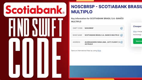 swift code for scotiabank jamaica st ann's
