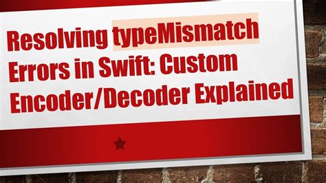 Swift Custom Encoder