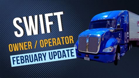 Swift Owner Operator Demand