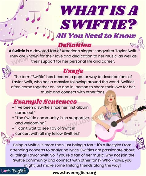 swiftie meaning taylor swift