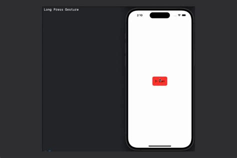 swiftui longpressgesture location