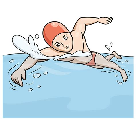 Swimming Drawing