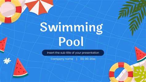 Swimming Google Slides Theme
