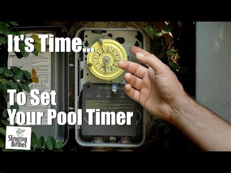 swimming pool equipment timers