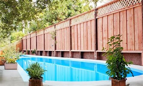 Swimming Pool Fence And Deck