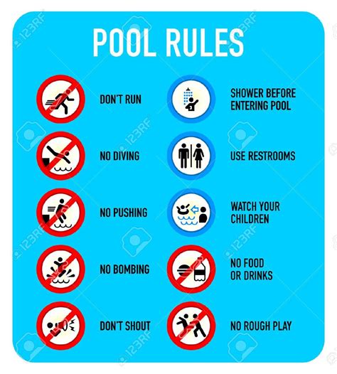 Swimming Pool Rules Spain