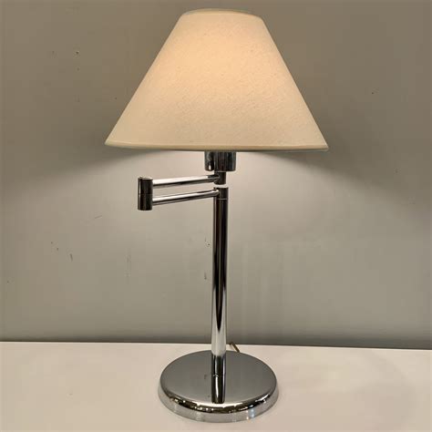 Swing Arm Table Lamp Chrome