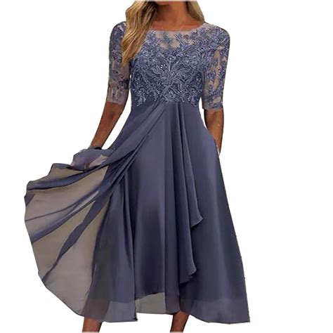 Blue Floral Audrey Vintage 50's Rockabilly Swing Prom Dress UK Size 8