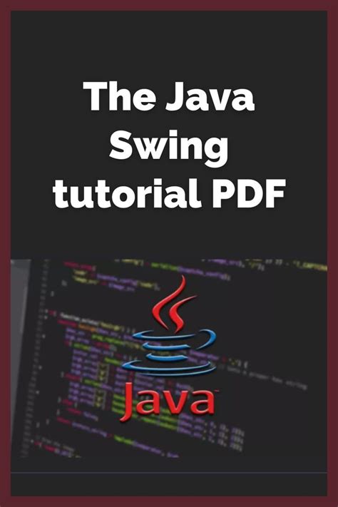 Swing Java Tutorial Pdf