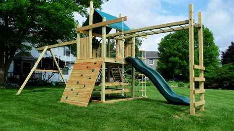 Simple Wooden Swing Set Plans Nick + Alicia