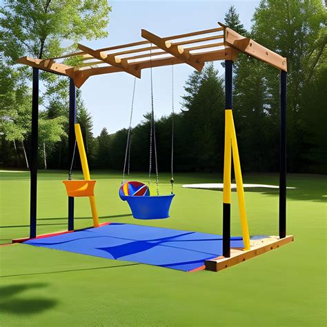 Swing Set With Set Up
