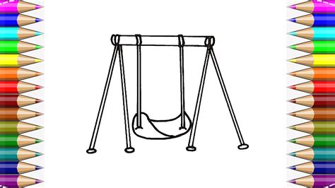 Swings Drawing Easy