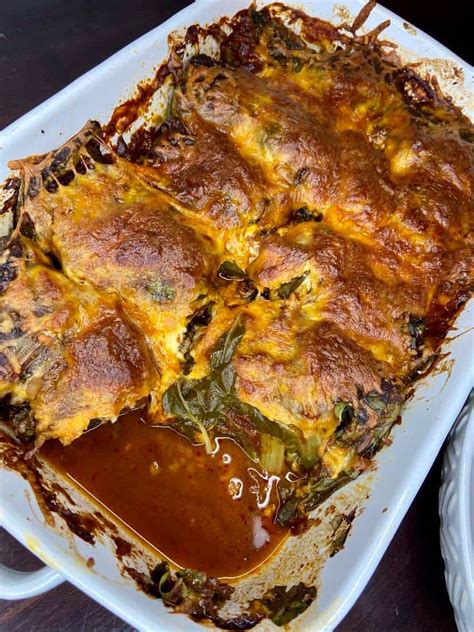 Swiss Chard Enchiladas