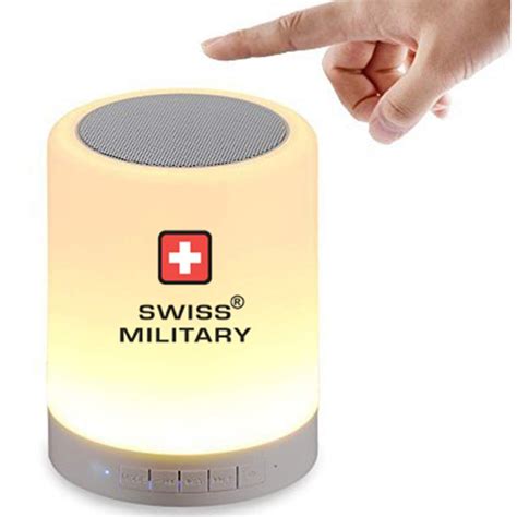 swiss military bluetooth speaker with lamp