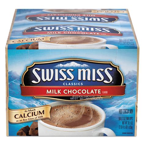 swiss miss hot chocolate packet