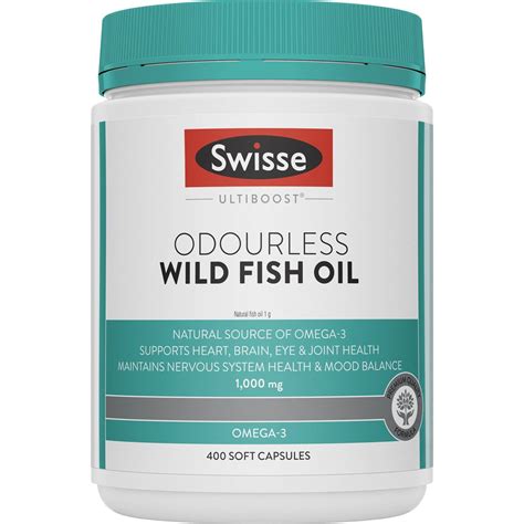 [100 From Australia] SWISSE Odourless Wild Fish Oil