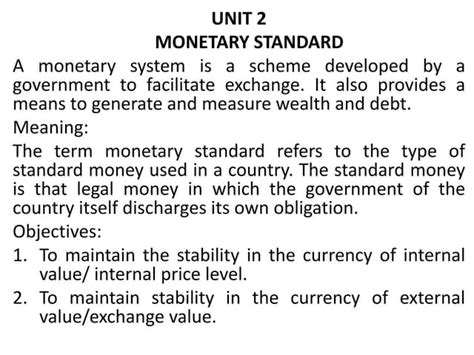 switch between the Basic and monetary standard reading