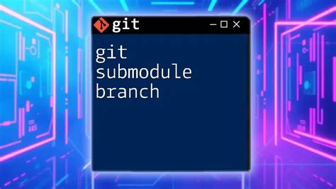Switch Branch Submodule