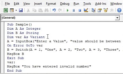 Switch Button Vba