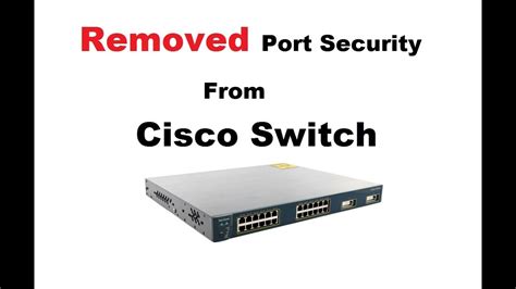Switch Cisco Disable Port