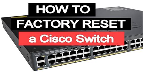 Switch Cisco Reset