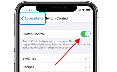 switch control iphone invalid configuration