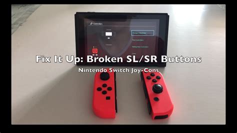 Switch Controller Sr Button Not Working