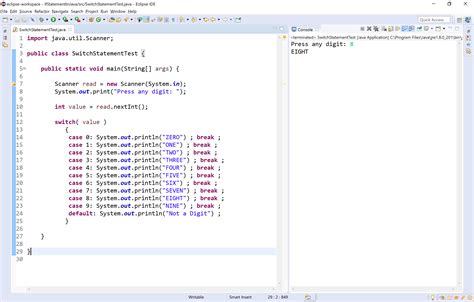 Switch Example Program In Java