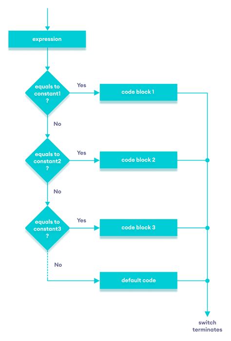 Switch Flowchart C++