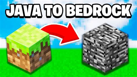 Switch From Java To Bedrock