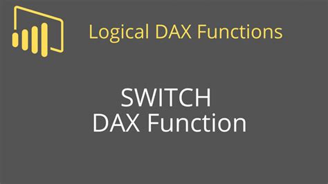 switch function in dax