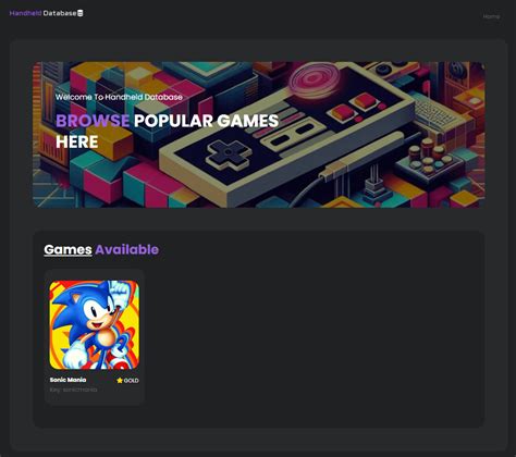 Switch Game Database