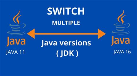 Switch Java Version Windows 10