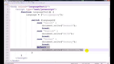 Switch Javascript Disable
