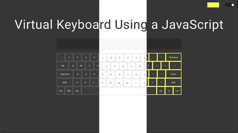 Switch Javascript Keyboard