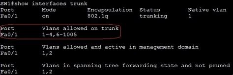 Switch Mode Trunk Allowed Vlan Add