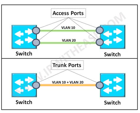 Switch Port Mode Trunk Access