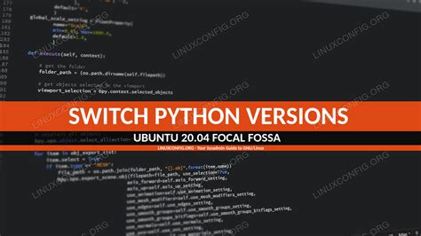 Switch Python Ubuntu