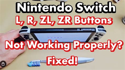 Switch Reassembling and Testing ZL Button