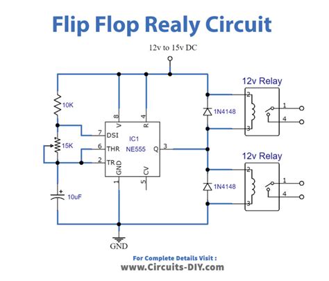 Switch Relay Flip Flop