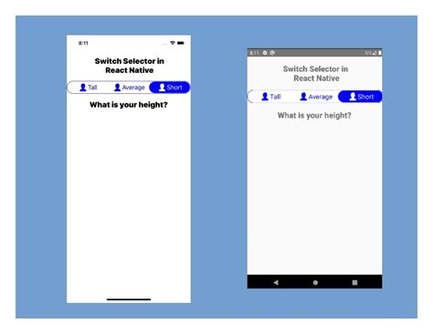 Switch Selector React Native