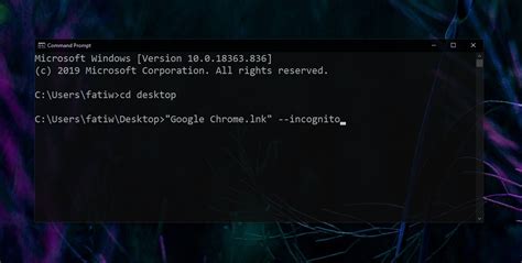 Switches In Command Prompt