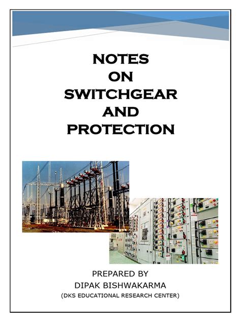 Subject Switchgear And Protection Notes 2023