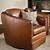 swivel chairs living room leather